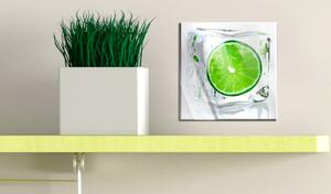 Obraz na akrylovém skle Frozen Lime [Glass]