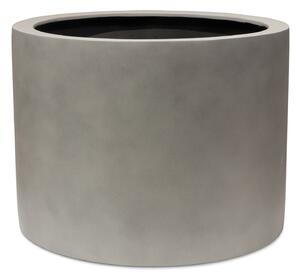 Cylindrický květináč Division Lite - válec, průměr 47/60/80 cm, výška 30/40/60 cm, šedá, antracitová Barva:: šedá, Rozměr:: Ø 80cm - výška 60cm