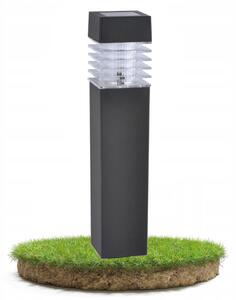 BERGE LED solární zahradní lampa černá - 40 cm