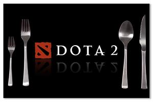 Sablio Prostírání DOTA 2 Černá: 40x30cm