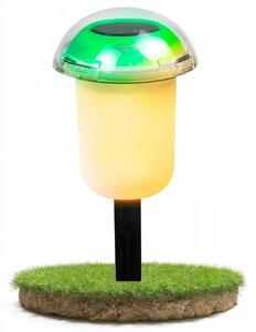 BERGE LED RGB hřibová solární lampa