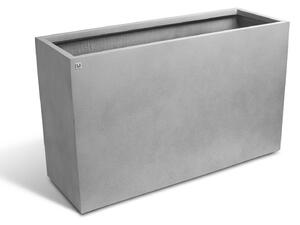 Rozdělovač prostoru a květináč Division Lite, 100/100 x 35/35 x 60/80 cm, betonově šedá, antracitová Barva:: šedá, Rozměry:: 100x35x60cm