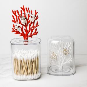 Zásobník/stojánek na šperky Coral 10336, červený QUALY DESIGN