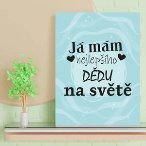 Sablio Dárková cedulka Já mám nejlepšího dědu na světě: 30x40 cm