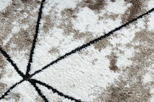 Moderní kulatý koberec COZY Polygons, geometrický,trojúhelníky Stru velikost kruh 120 cm | krásné koberce cz