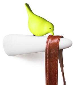 Nástěnný věšák Picky Sparrow 10211GN, bílý/zelený QUALY DESIGN