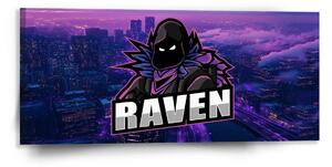 Sablio Obraz FORTNITE RAVEN Steampunk město - 110x50 cm