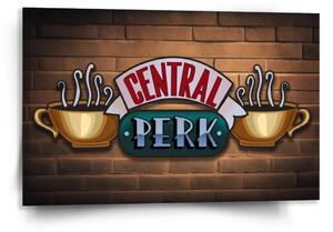 Sablio Obraz Seriál přátelé CENTRAL PERK Cihly - 120x80 cm