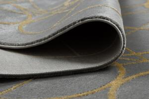 Koberec EMERALD výhradní 1010 glamour, stylový kruhovýy šedá / zlato velikost 120x170 cm | krásné koberce cz