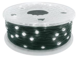 Vánoční LED mikro řetěz, studená bílá se záblesky, 50 m, 500 kapkových LED