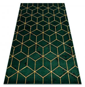Dywany Luszczow Kusový koberec EMERALD EXCLUSIVE 1014 krychle lahvově zelená / zlato Rozměr koberce: 120 x 170 cm