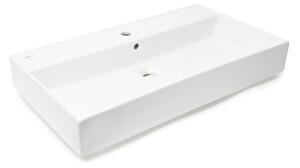 Umyvadlo SAT Infinitio 80,5x46,5 cm otvor pro baterii uprostřed SATINF8046