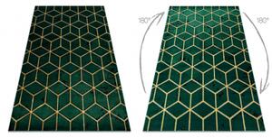 Koberec EMERALD výhradní 1014 glamour, stylový krychle lahvově zel velikost 200x290 cm | krásné koberce cz