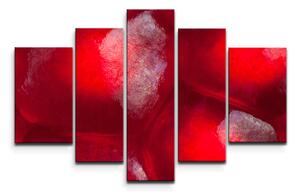 Sablio Obraz - 5-dílný Granátové jablko - 125x90 cm