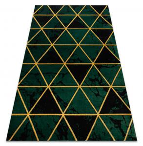 Dywany Luszczow Kusový koberec EMERALD EXCLUSIVE 1020 mramor, trojúhelníky lahvově zelená / zlato Rozměr koberce: 240 x 330 cm