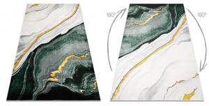 Koberec EMERALD výhradní 1017 glamour, stylový mramor lahvově zelená velikost 160x220 cm | krásné koberce cz