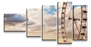Sablio Obraz - 5-dílný London eye - 100x60 cm