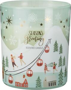 Vonná svíčka Winter Fun, vůně Grib Forest, 270 g