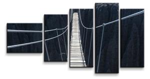 Sablio Obraz - 5-dílný Visutý most - 100x60 cm