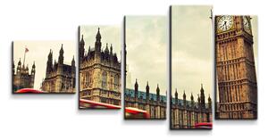 Sablio Obraz - 5-dílný Londýn - 100x60 cm