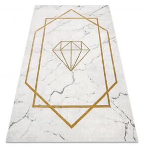 Koberec EMERALD výhradní 1019 glamour, stylový diamant, mramor krém / velikost 200x290 cm | krásné koberce cz