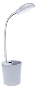 ACA Lighting LED stolní lampička s vypínačem HULLEN 5W/230V/4000K/320Lm/120°/IP20, šedá