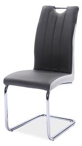 Casarredo Jídelní čalouněná židle H-342 šedá/světlá šedá