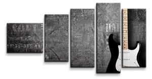 Sablio Obraz - 5-dílný Kytara - 100x60 cm