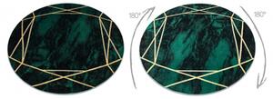 Koberec kulatý EMERALD výhradní 1022 glamour, stylový mramor, geo velikost kruh 160 cm | krásné koberce cz