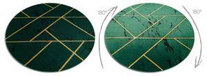 Koberec kulatý EMERALD výhradní 1012 glamour, stylový mramor, geo velikost kruh 160 cm | krásné koberce cz