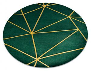 Koberec kulatý EMERALD výhradní 1013 glamour, stylový geometrický lah velikost kruh 160 cm | krásné koberce cz
