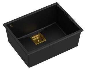 Granitový dřez DAVID 50 Black