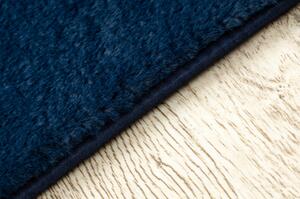 Kusový koberec pratelný POSH Shaggy, plyšový, tlustý, protiskluzový, tmavě m velikost 80x150 cm | krásné koberce cz