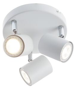 ACA DECOR Stropní bodové svítidlo ORFEAS 3xGU10, bílá barva, průměr 17 cm