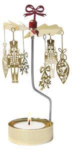 Rotující svícen Noël Gold