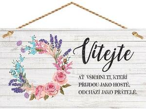 Bohemia Gifts Dekorační obrázek - Vítejte
