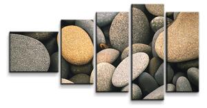 Sablio Obraz - 5-dílný Kameny - 100x60 cm