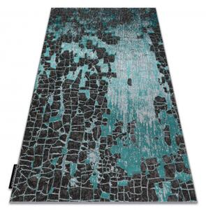 Moderní koberec DE LUXE 2079 vintage Strukturální, zelená / antracit velikost 160x220 cm | krásné koberce cz