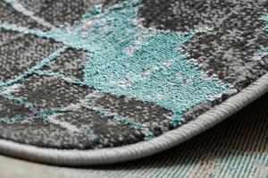 Moderní koberec DE LUXE 2079 vintage Strukturální, zelená / antracit velikost 140x190 cm | krásné koberce cz