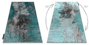 Moderní koberec DE LUXE 570 vintage Strukturální, zelená / antracit velikost 120x170 cm | krásné koberce cz