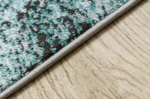 Moderní koberec DE LUXE 634 Rám vintage Strukturální, zelená / antr velikost 120x170 cm | krásné koberce cz