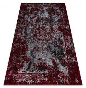 Moderní koberec VINCI 1407 Růžice vintage Strukturální červený / an velikost 80x150 cm | krásné koberce cz
