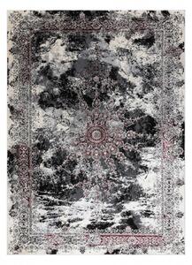 Moderní koberec VINCI 1407 Růžice vintage Strukturální slonová kost velikost 120x170 cm | krásné koberce cz