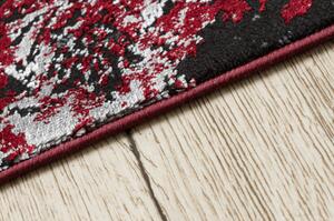 Moderní koberec VINCI 1407 Růžice vintage Strukturální červený / an velikost 140x190 cm | krásné koberce cz