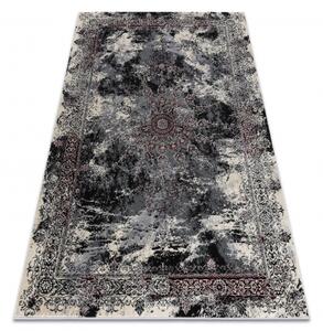 Moderní koberec VINCI 1407 Růžice vintage Strukturální slonová kost velikost 80x150 cm | krásné koberce cz