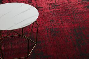 Moderní koberec VINCI 1409 Ornament vintage Strukturální červený velikost 80x150 cm | krásné koberce cz