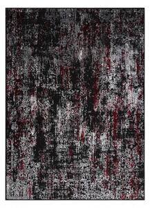 Moderní koberec VINCI 1524 Ornament vintage Strukturální antracit / velikost 80x150 cm | krásné koberce cz