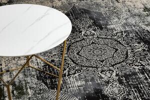 Moderní koberec VINCI 1516 Růžice vintage Strukturální slonová kost velikost 120x170 cm | krásné koberce cz