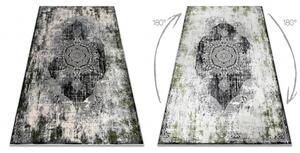 Moderní koberec VINCI 1516 Růžice vintage Strukturální slonová kost velikost 80x150 cm | krásné koberce cz