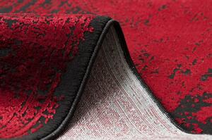 Moderní koberec VINCI 1516 Růžice vintage Strukturální červený velikost 80x150 cm | krásné koberce cz
